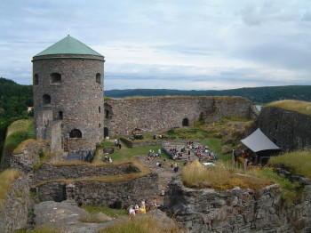 Festung Bohus bei Kungälv und Göteborg