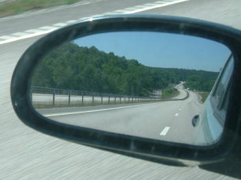 Autobahn E 20 zwischen Alingsås und Göteborg, in Höhe von Nääs Slott und Nääs Fabriker