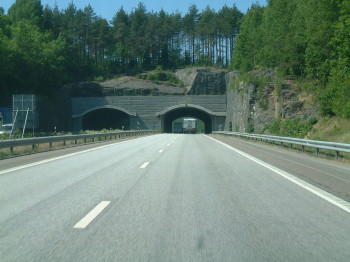 Autobahn E 20 zwischen Alingsås und Göteborg, Jericho Tunnel