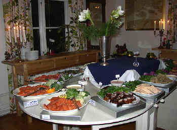 Julbord in einem schwedischen Restaurant (Bild: Per Ola Wiberg) Julbord (Bild: Per Ola Wiberg)