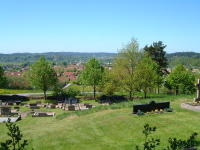 Aussicht von der Kirche in Lindome