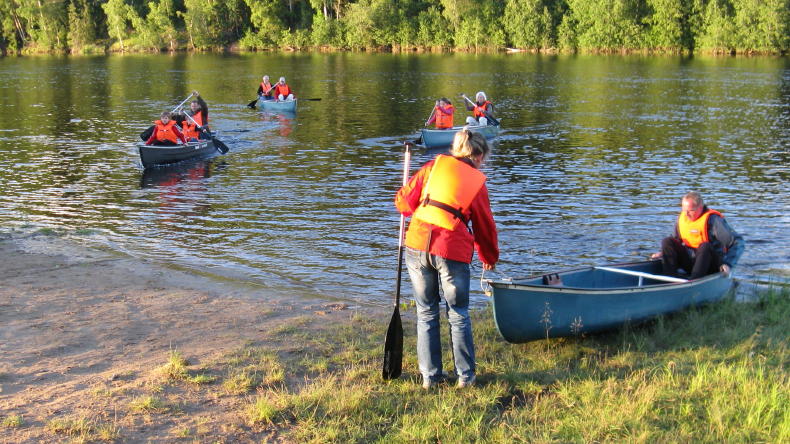 Biber-Safari auf dem Klarälven in Värmland