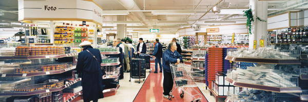 Clas-Ohlson-Geschäft Innenansicht