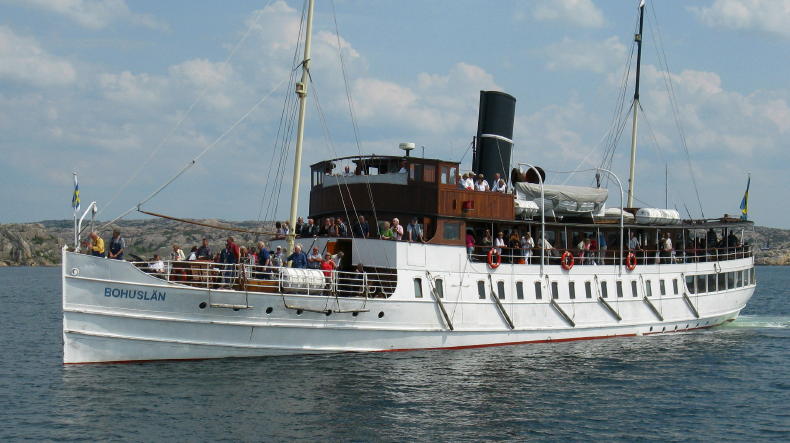 Dampfer Bohuslän vor Klädesholmen