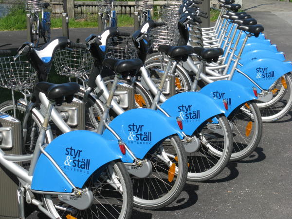 Leihfahrräder in Göteborg