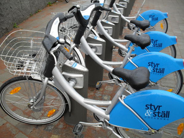 Leihfahrräder in Göteborg