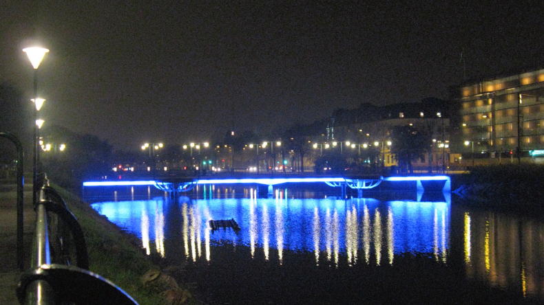 Malmö bei Nacht