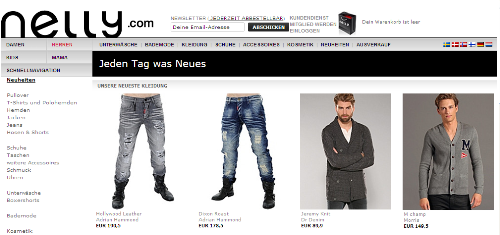 Nelly.com Mode aus Schweden