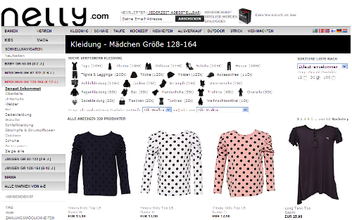 Nelly.com Mode aus Schweden