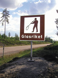 Bschilderung im "Glasreich" (Bild: Glasriket)