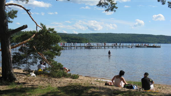 Am See Lygnern bei Sätila