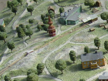 Skansen im Modell