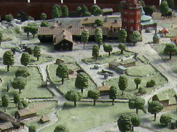 Skansen im Modell