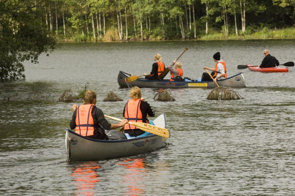 Kanufahren in Småland