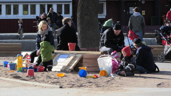 Spielplatz im Slottsskogen in Göteborg