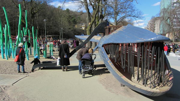 Spielplatz im Slottsskogen in Göteborg