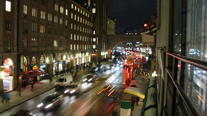 Stockholm bei Nacht