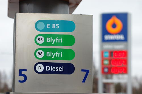Tankstelle in Schweden