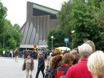 Warteschlangen vor dem Vasa-Museum