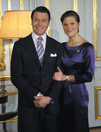 Kronprinzessin Victoria und Daniel Westling