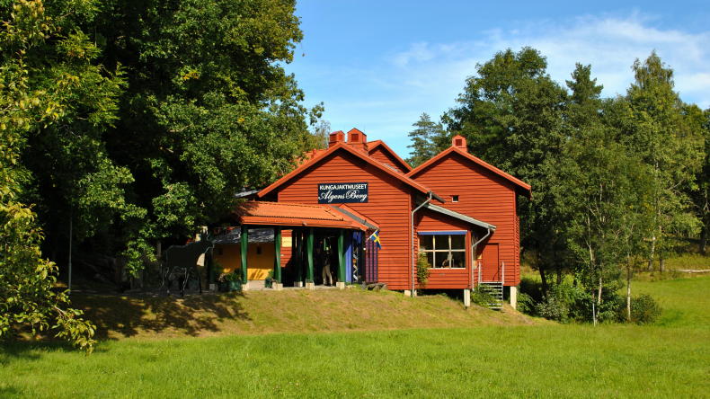 Jagdmuseum Älgens Berg im Ökopark Halle- und Hunneberg