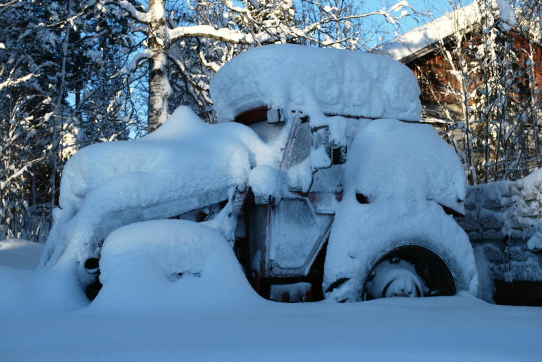 Winterbild aus Lappland