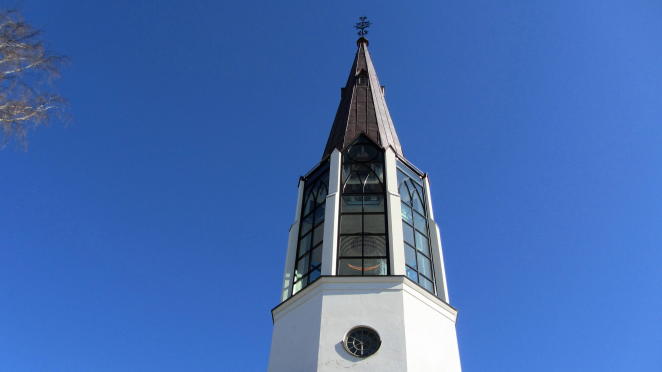 Lichtkirche Skallsjö kyrka in Floda