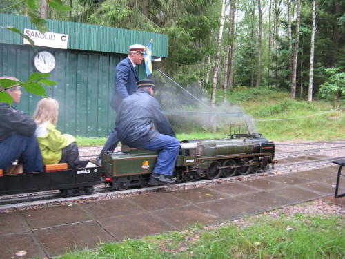 Borås Dampfbahn (Modelleisenbahn, auch Gartenbahn oder Parkbahn genannt)