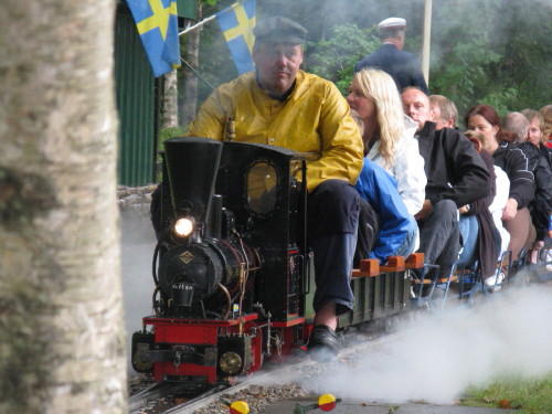 Borås Dampfbahn (Modelleisenbahn, auch Gartenbahn oder Parkbahn genannt)