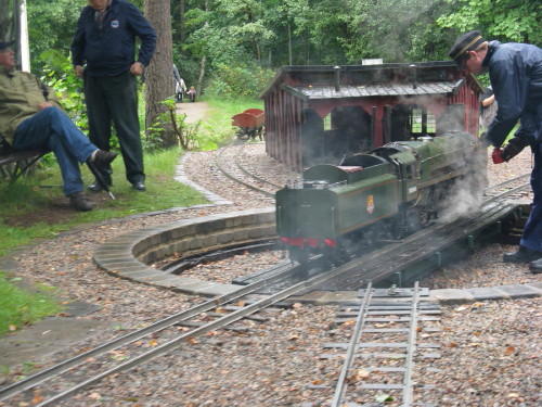 Borås Dampfbahn (Modelleisenbahn, auch Gartenbahn oder Parkbahn genannt)