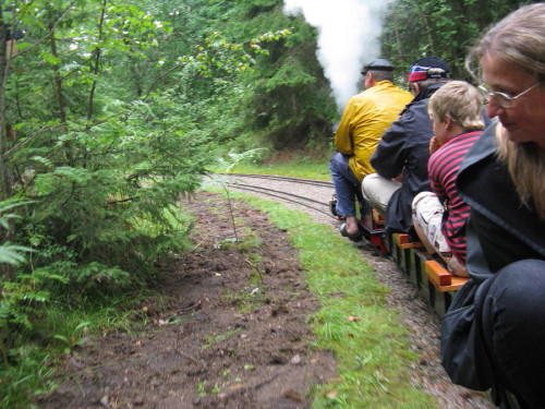 Borås Dampfbahn (Modelleisenbahn, auch Gartenbahn oder Parkbahn genannt)