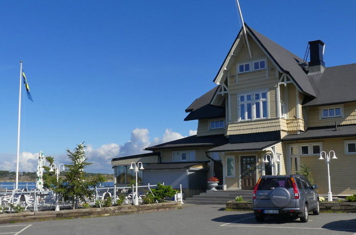 Särö am Meer in der Gemeinde Kungsbacka, Nord-Halland