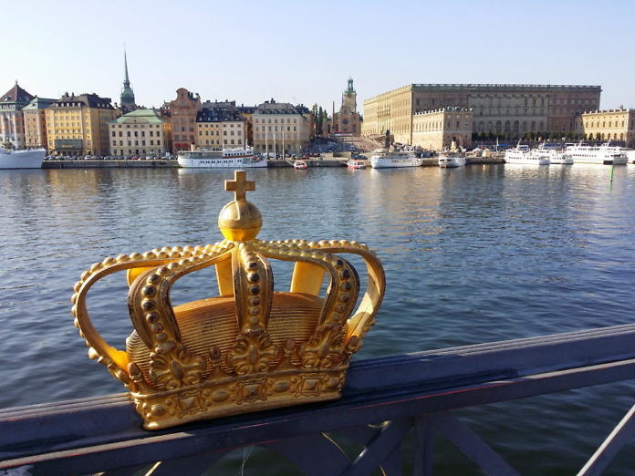 Stockholm Blick aufs Schloss