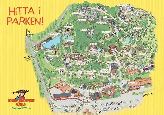 Astrid Lindgrens Welt 2017 - Karte