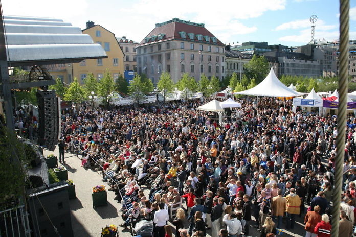 Smaka på Stockholm, ein kulinarisches Festival Anfang Juni im Kungsträdgården