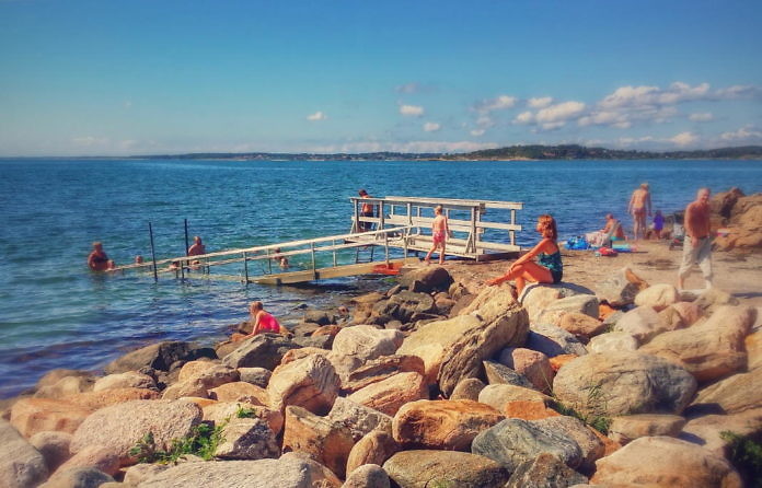 Frillesås im Norden von Halland