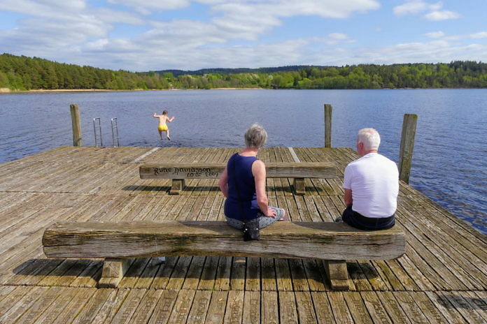 Sätila am Lygnernsee, östlich von Kungsbacka