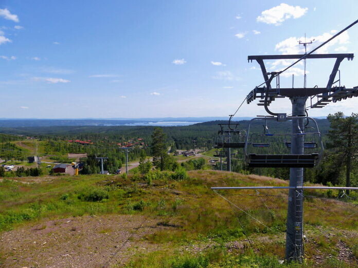 Orsa Grönklitt im Sommer