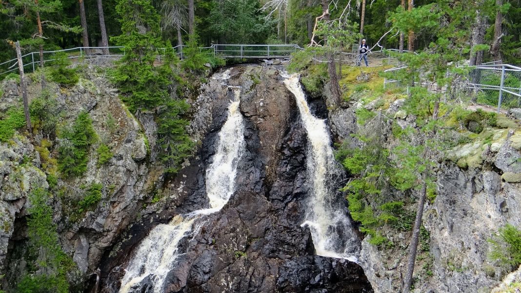 Wasserfall Styggforsen bei Boda