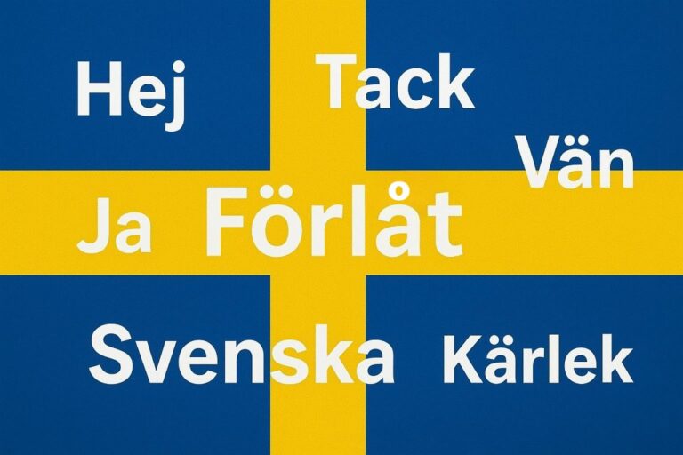 Schwedisch - Die schwedische Sprache